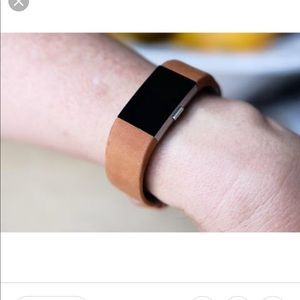Fitbit Charge 2 with Leather Band and charger